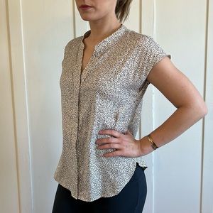 BRAND NEW Banana Republic Dolman Sleeve Cheetah Print Shirt